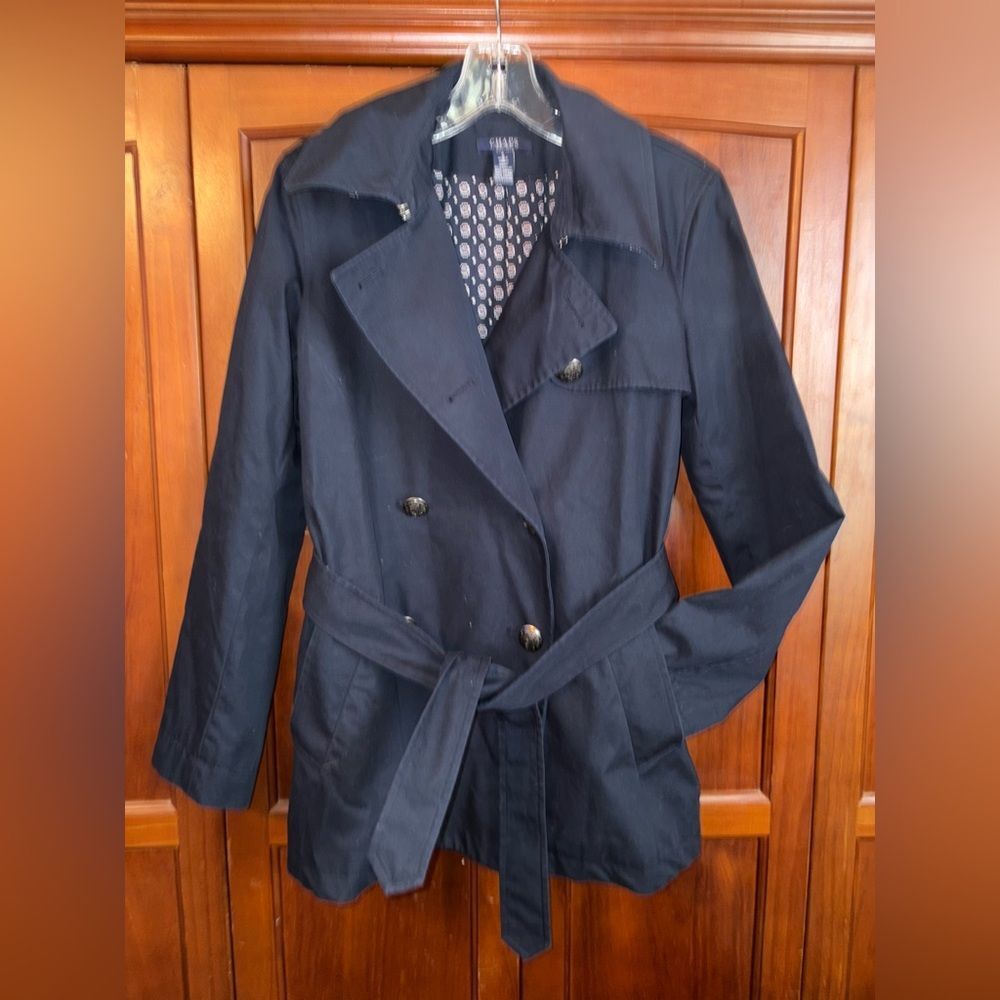 Chaps Navy Blue Coat #1423